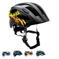 Bild in Galerie-Betrachter laden, Crazy Safety Bicycle helmet Graffiti Splash children's helmet with light