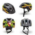 Bild in Galerie-Betrachter laden, Crazy Safety Bicycle helmet Graffiti Splash children's helmet with light