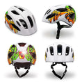 Bild in Galerie-Betrachter laden, Crazy Safety Bicycle helmet Graffiti Splash children's helmet with light
