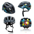 Bild in Galerie-Betrachter laden, Crazy Safety Bicycle helmet Graffiti Splash children's helmet with light