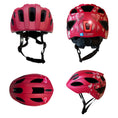 Bild in Galerie-Betrachter laden, Crazy Safety Bicycle helmet Heartbeat Stripes children's helmet with light