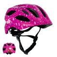 Bild in Galerie-Betrachter laden, Crazy Safety Bicycle helmet Pink / M (54-58cm) Heartbeat Stripes children's helmet with light