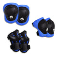 Bild in Galerie-Betrachter laden, Crazy Safety Bicycle helmet Product bundle: Blue dino bike helmet, protective gear, lock, and cycling gloves for kids.