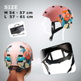 Bild in Galerie-Betrachter laden, Crazy Safety Bicycle helmet RAMPAGE skater bicycle helmet - Belle