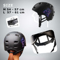 Bild in Galerie-Betrachter laden, Crazy Safety Bicycle helmet RAMPAGE skater bicycle helmet - Jungle
