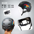Bild in Galerie-Betrachter laden, Crazy Safety Bicycle helmet RAMPAGE skater bicycle helmet - Urban
