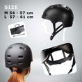 Bild in Galerie-Betrachter laden, Crazy Safety Bicycle helmet RAMPAGE skater bicycle helmet - Urban