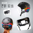 Bild in Galerie-Betrachter laden, Crazy Safety Bicycle helmet RAMPAGE skater bicycle helmet - Urban