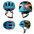 Bild in Galerie-Betrachter laden, Crazy Safety Bicycle helmet Wild Brush children's helmet with light