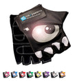 Bild in Galerie-Betrachter laden, Crazy Safety Bicycle gloves Black Cycling gloves with reflective eyes
