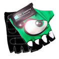 Bild in Galerie-Betrachter laden, Crazy Safety Bicycle gloves Green Cycling gloves with reflective eyes
