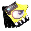 Bild in Galerie-Betrachter laden, Crazy Safety Bicycle gloves Yellow Cycling gloves with reflective eyes
