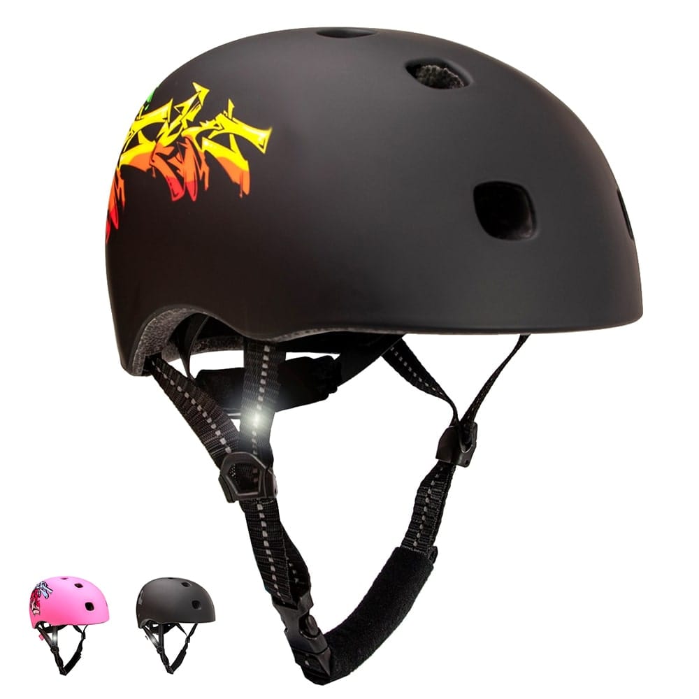 Crazy Safety Bicycle helmet Black graffiti / S/M (52-56cm) Ramp skater bicycle helmet