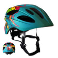 Bild in Galerie-Betrachter laden, Crazy Safety Bicycle helmet Blue Splash / M (54-58cm) Wild Brush children's helmet with light
