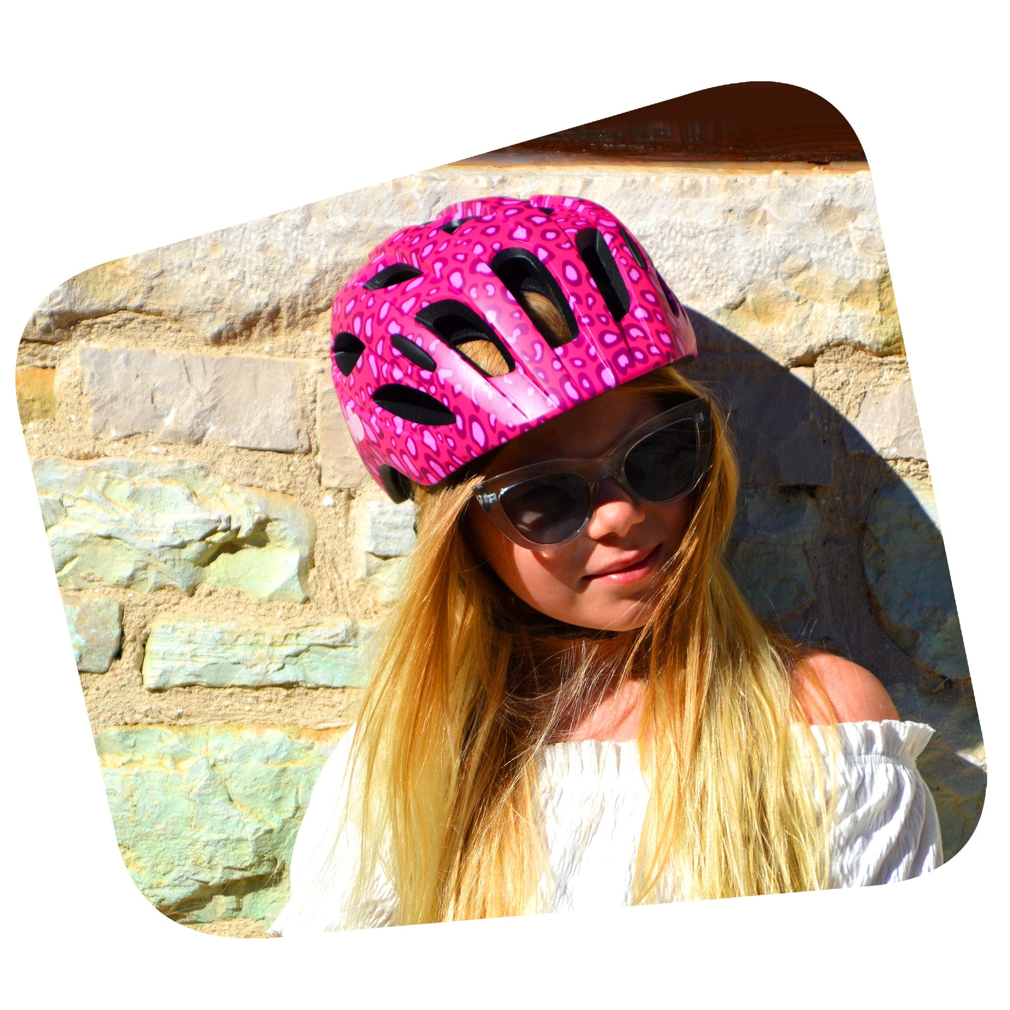 Crazy Safety Bicycle helmet Friends children's helmet with light