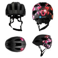 Bild in Galerie-Betrachter laden, Crazy Safety Bicycle helmet Heartbeat Stripes children's helmet with light
