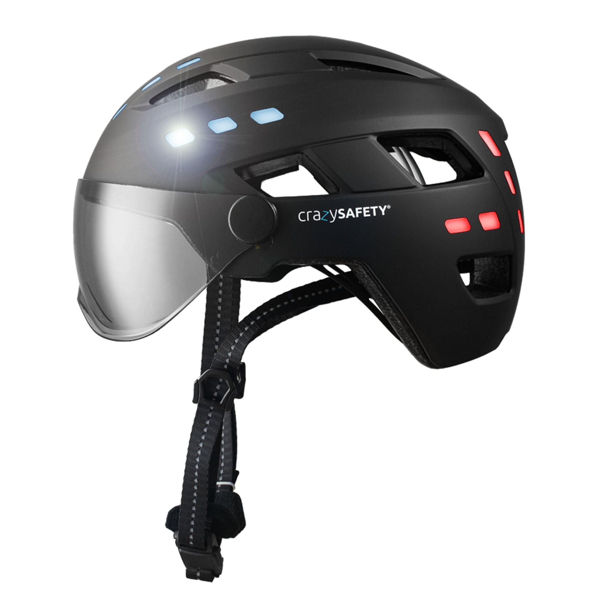 Crazy Safety Bicycle helmet Matte black / L (55cm-61cm) Willow e-bike bicycle helmet