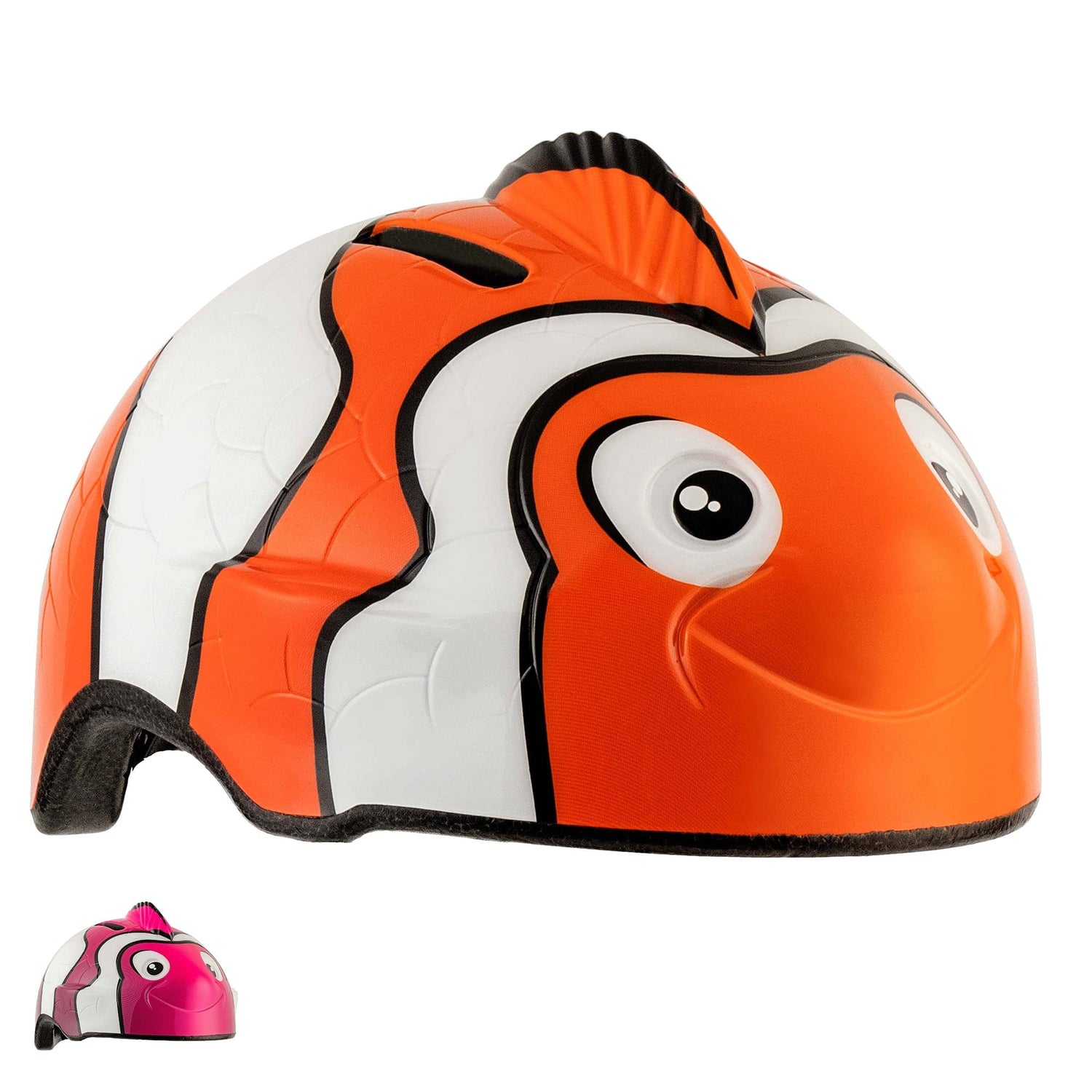 Orangefarbene Helme