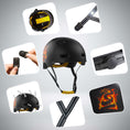 Bild in Galerie-Betrachter laden, Crazy Safety Bicycle helmet RAMPAGE skater bicycle helmet - Jungle
