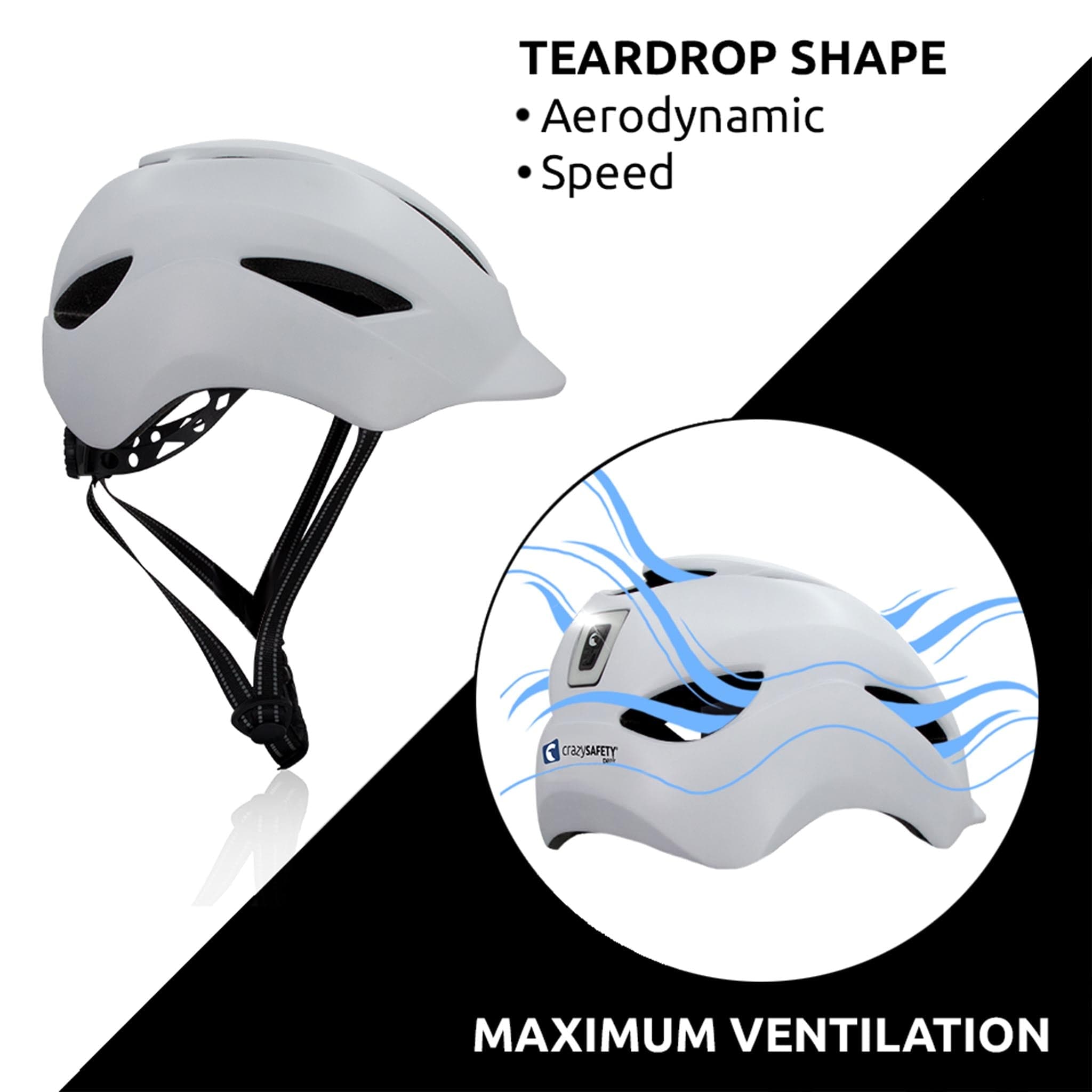 Aero bike helmet - maximum ventilation